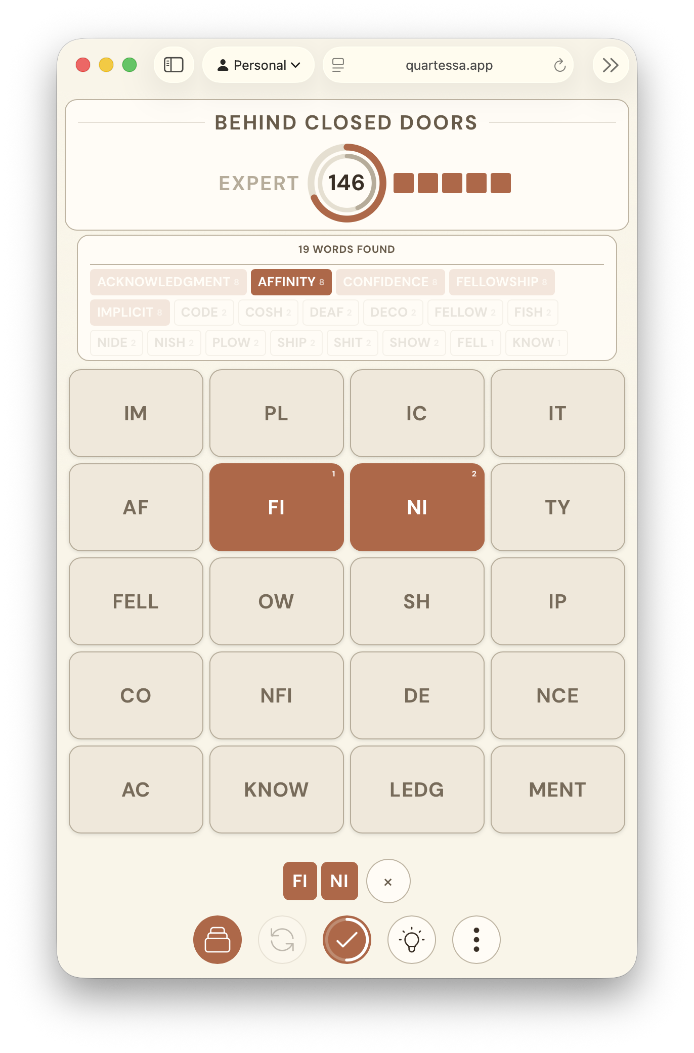 Mid-solve, light theme